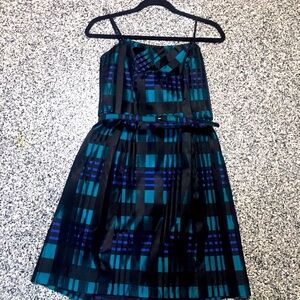 Le Château ✦ Taffeta Cute Plaid Dress (M)